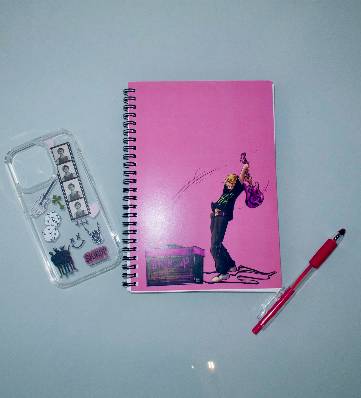 $kin Up Graphic Spiral Notebook