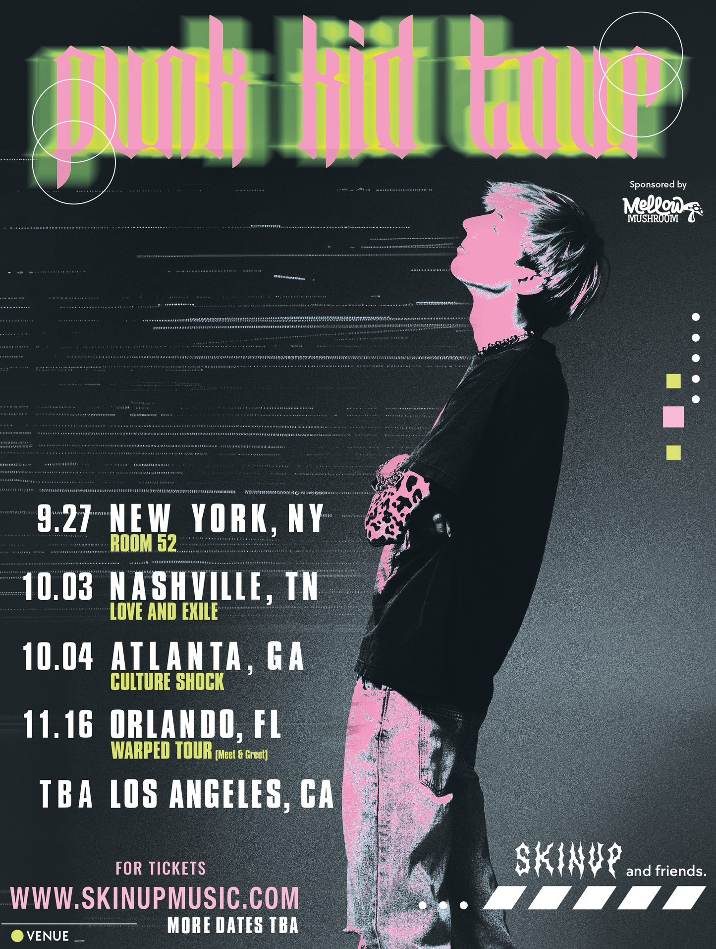 $kin Up 'Punk Kid Tour' T-Shirt